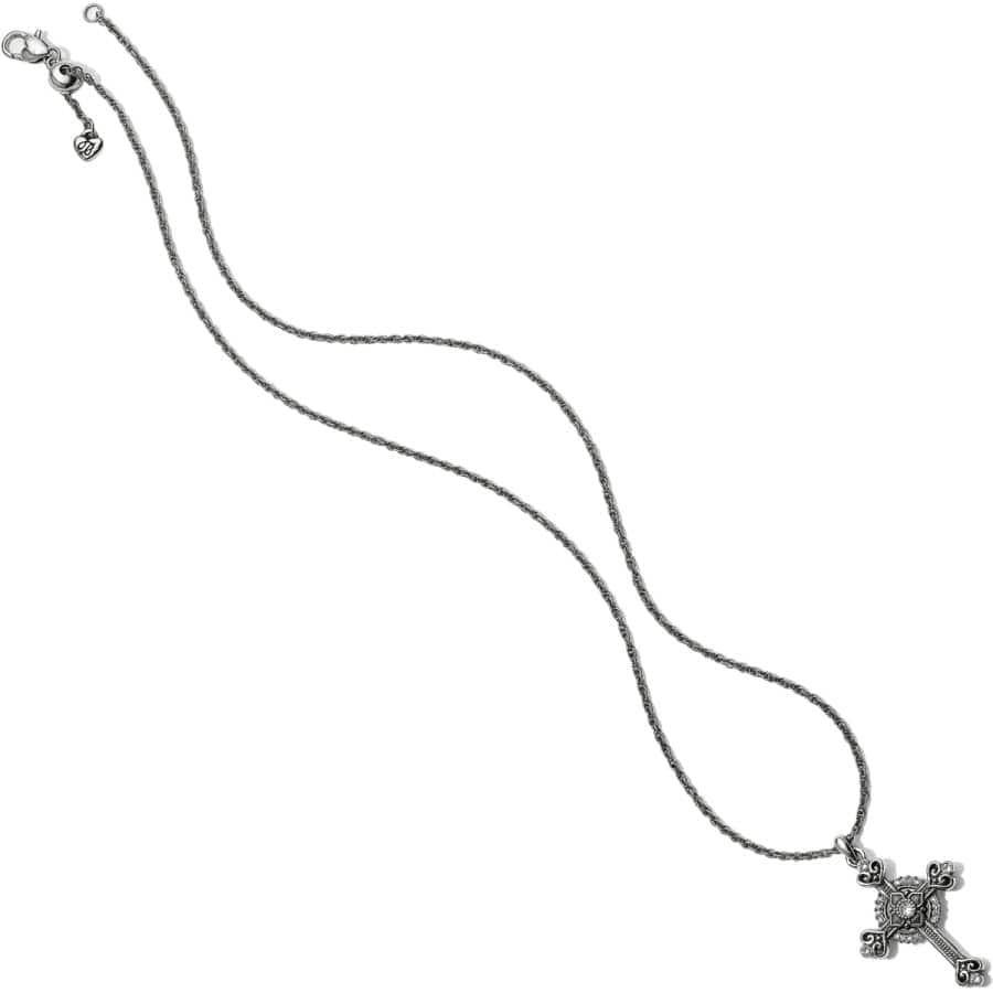 Alcazar Heart Small Cross Necklace - Image 3