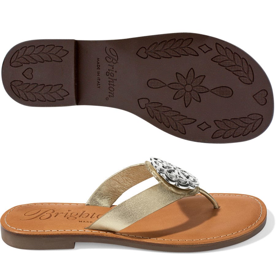 Alice Metallic Sandals - Image 3