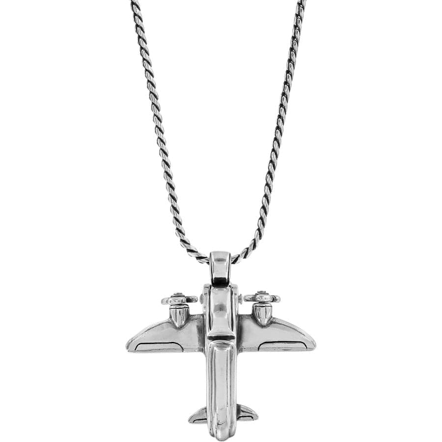 Aviator Badge Clip Necklace - Image 2