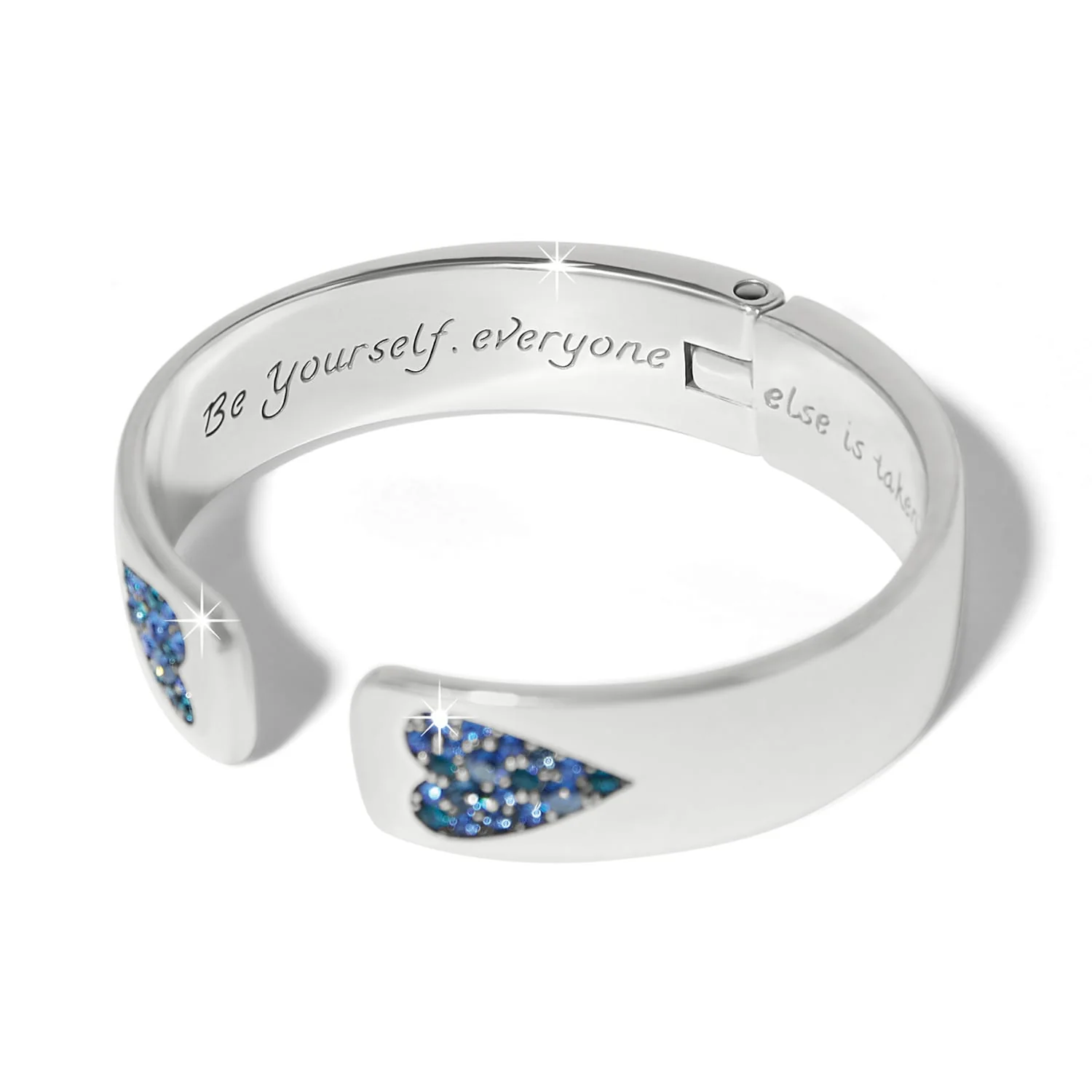 B You Blue Hinged Bangle - Image 3