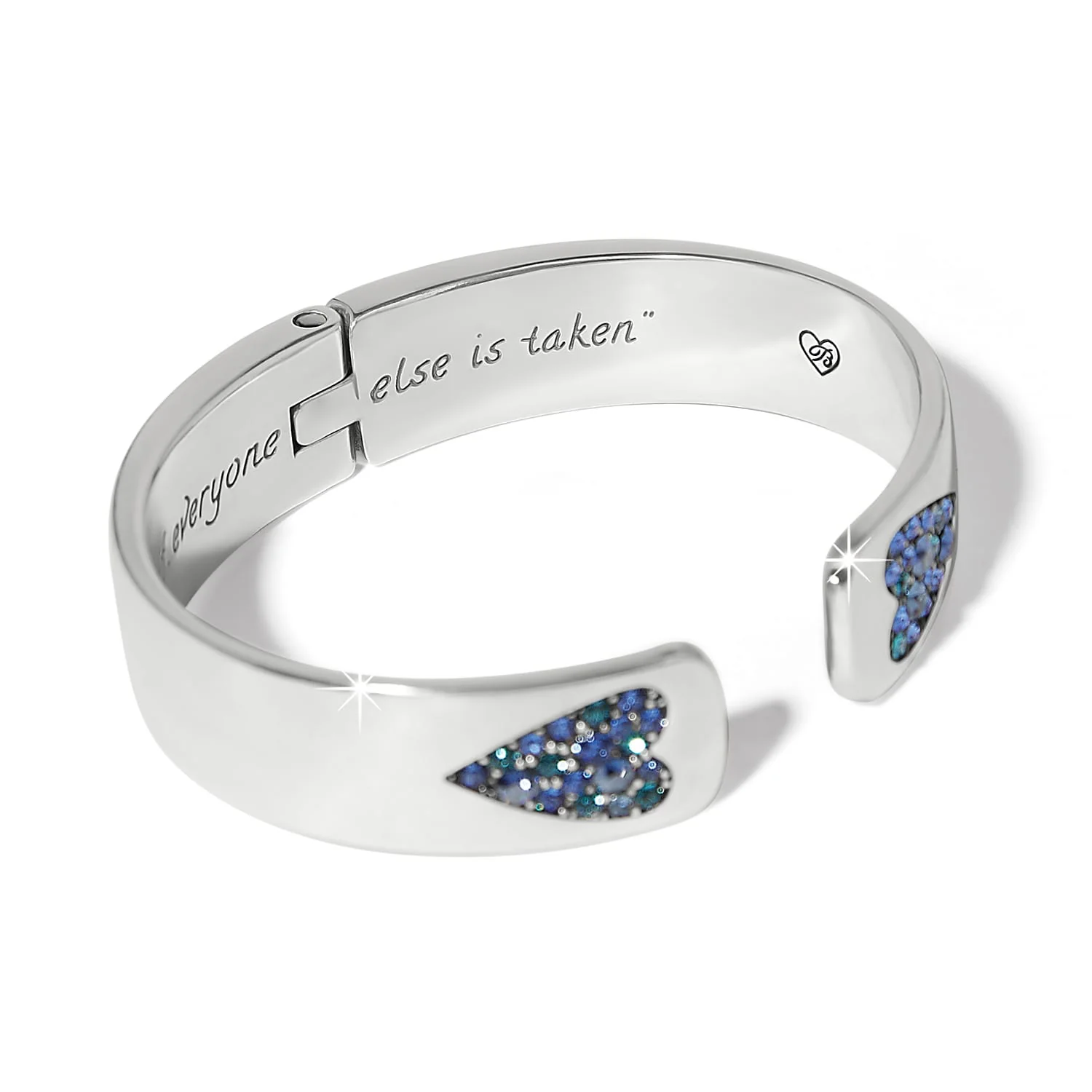 B You Blue Hinged Bangle - Image 4
