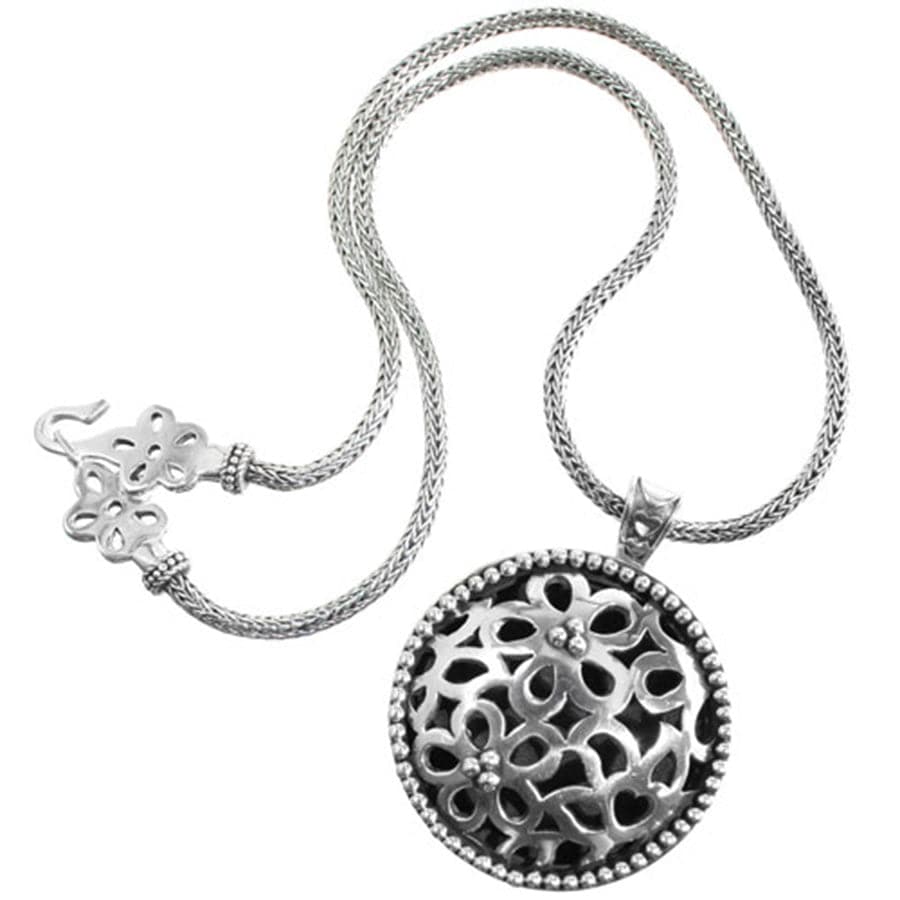 Bali Lacy Daisy Pendant Necklace - Image 2