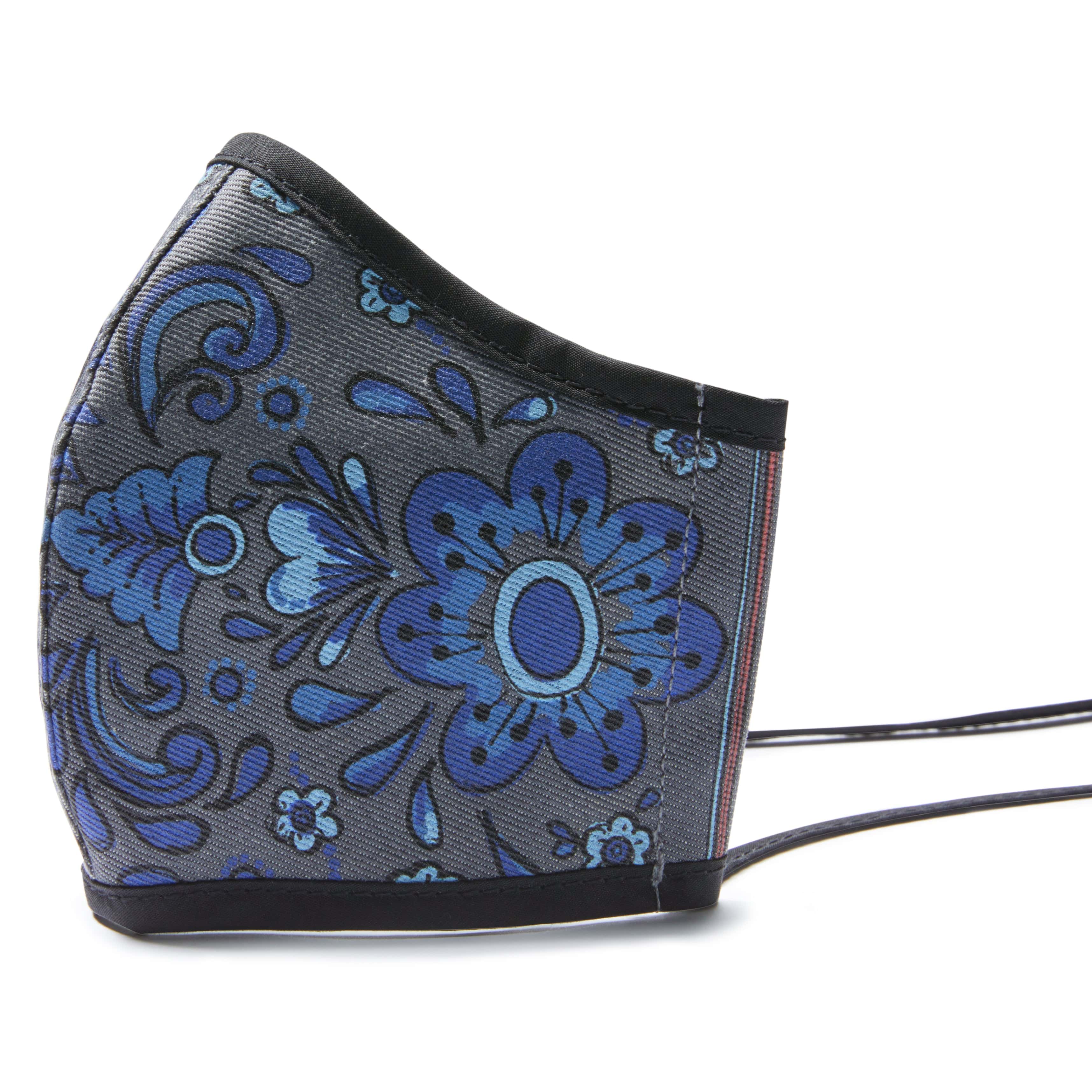 Blue Floral Face Mask (2 pack) - Image 3