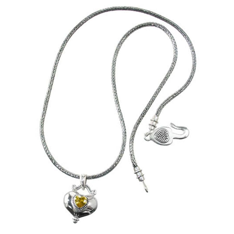 Buddha Gold Heart Necklace - Image 2