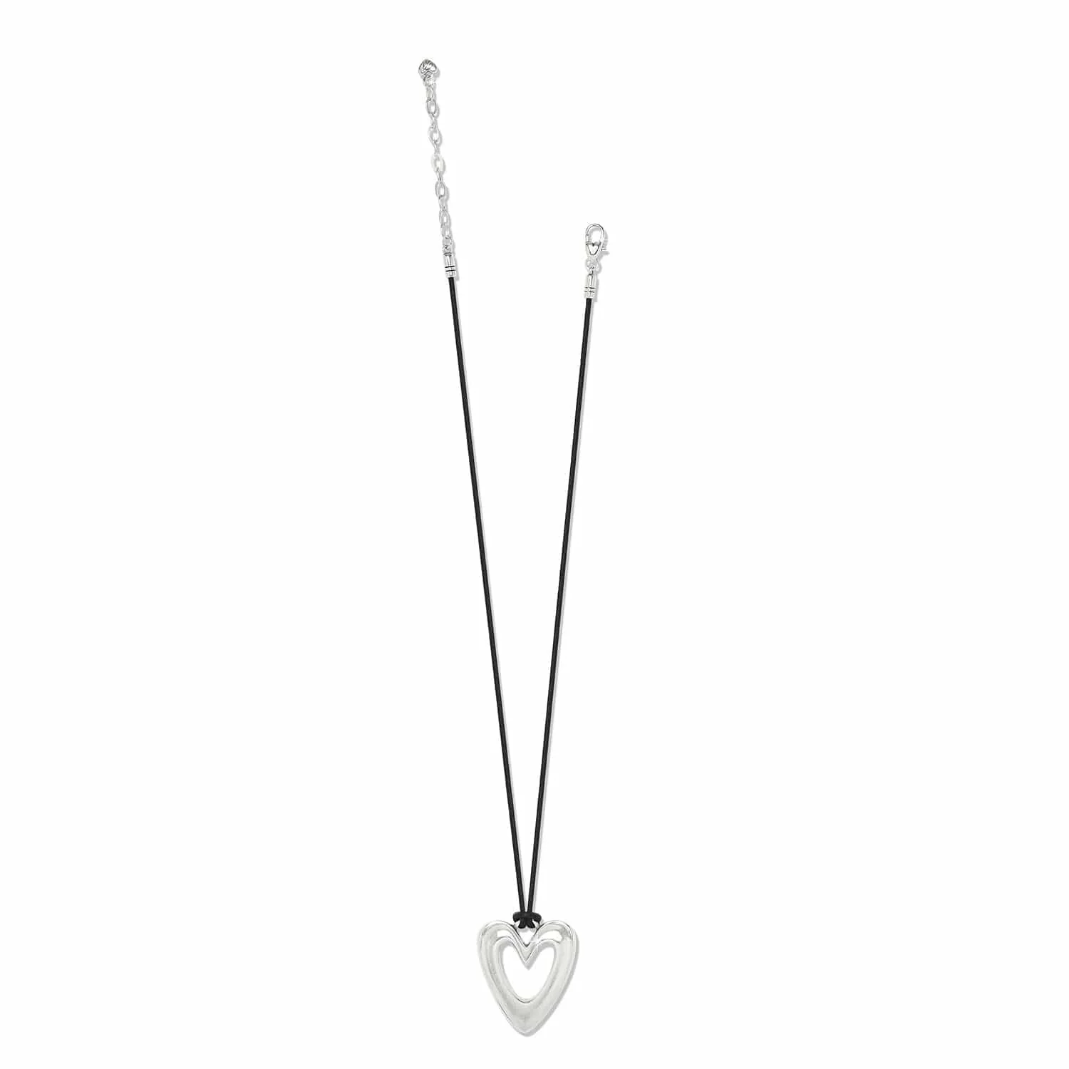 Cascade Open Heart Cord Necklace - Image 3