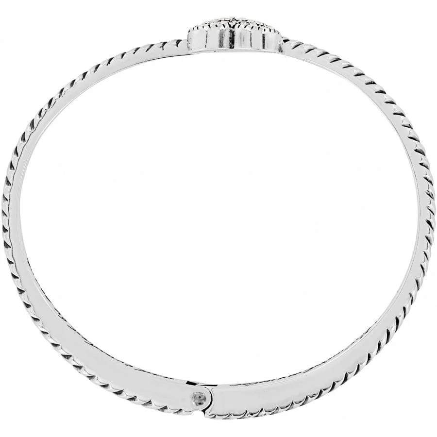 Celestia Heart Hinged Bangle - Image 9