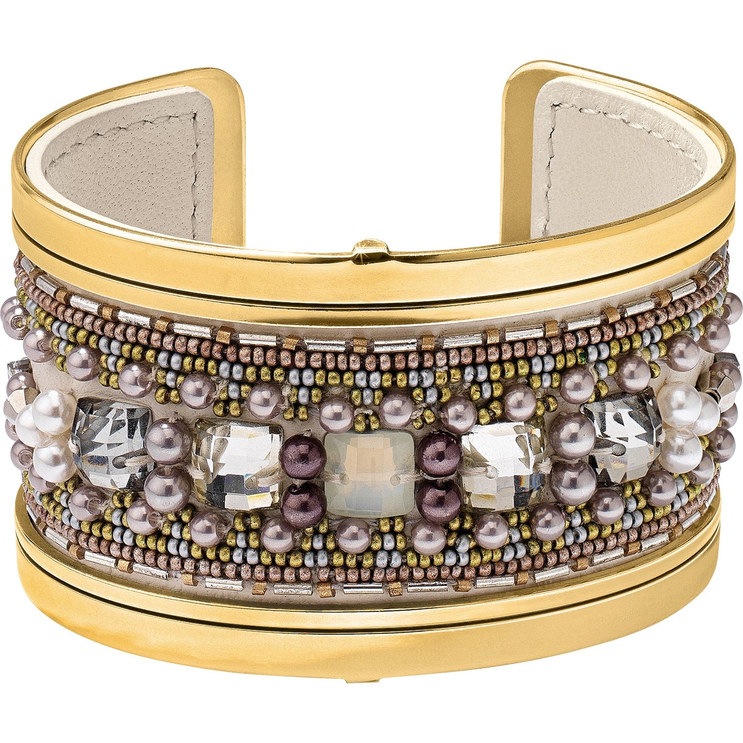 Christo New Delhi-Mandela Wide Cuff  Bracelet Set - Image 4