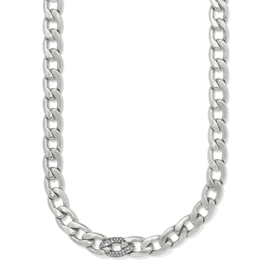 Cleo Pave Link Necklace - Image 5