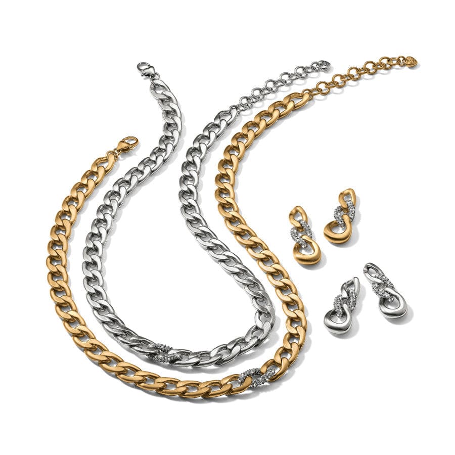 Cleo Pave Link Necklace - Image 7