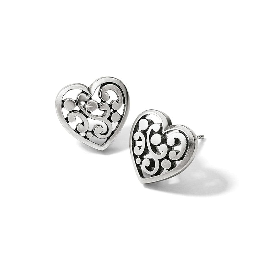 Contempo Heart Post Earrings - Image 3