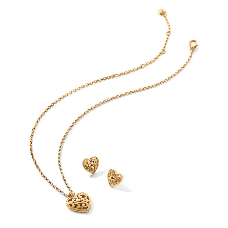Contempo Heart Post Earrings - Image 7