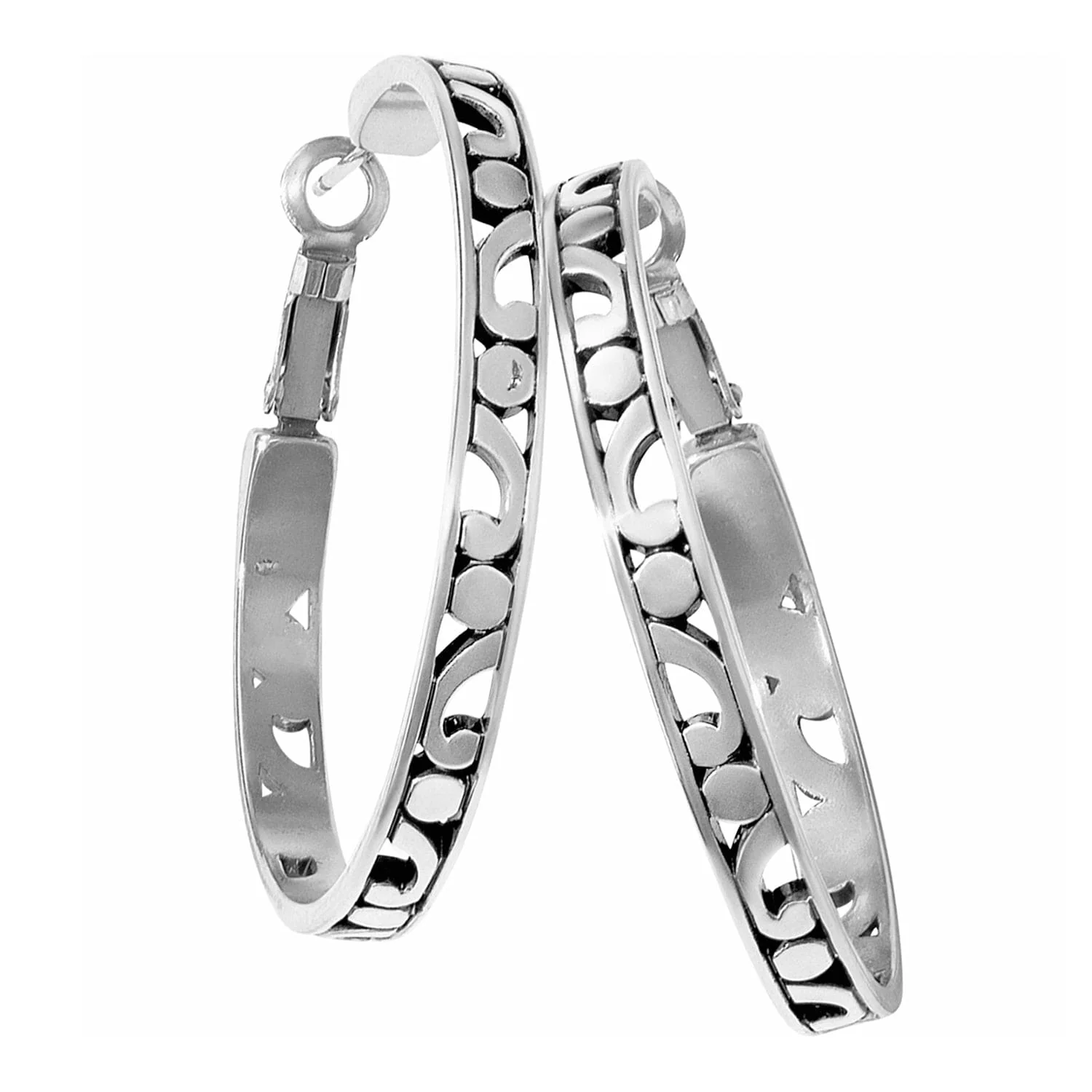 Contempo Large Hoop Earrings - Image 5