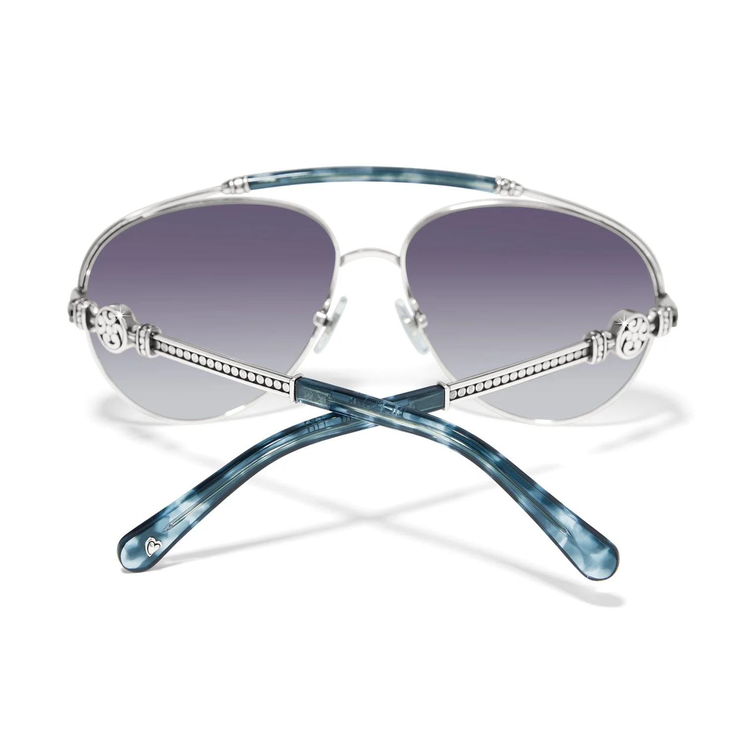 Contempo Medallion Aviator Sunglasses - Image 3