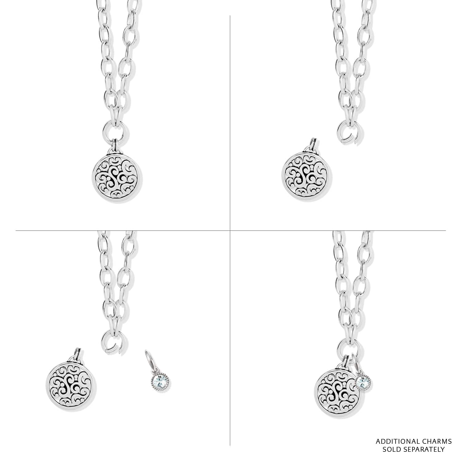 Contempo Medallion Charm Necklace - Image 3