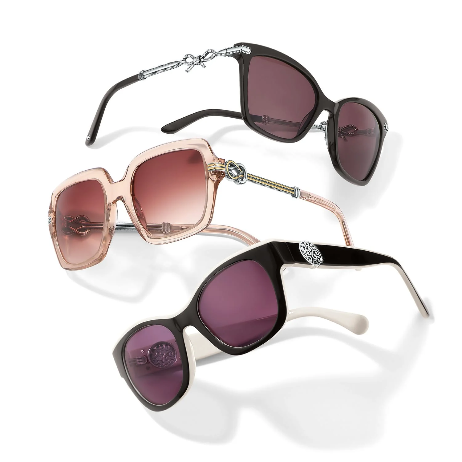 Contempo Medallion Dual Tone Sunglasses - Image 5