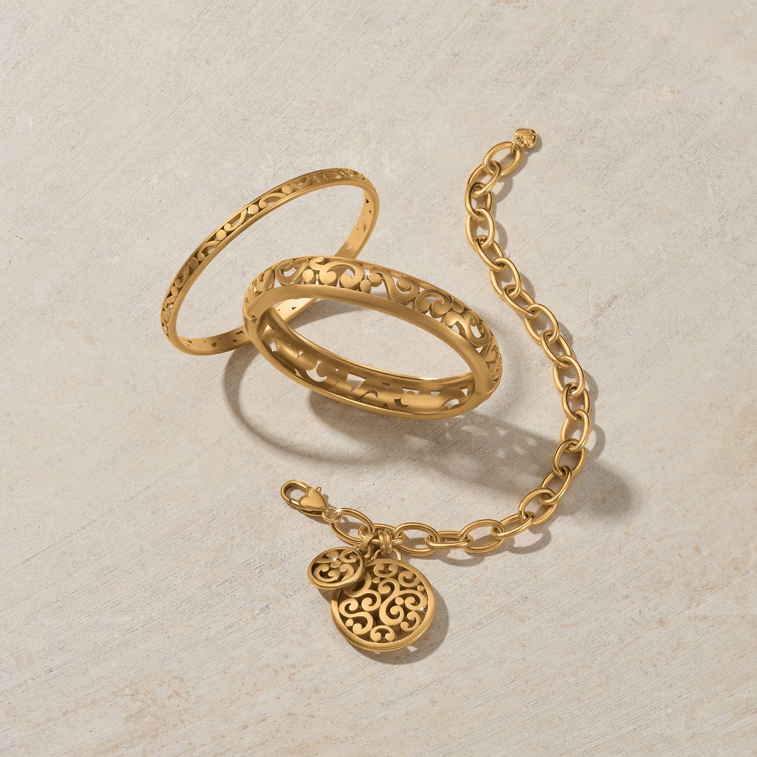 Contempo Medium Hinged Bangle - Image 3