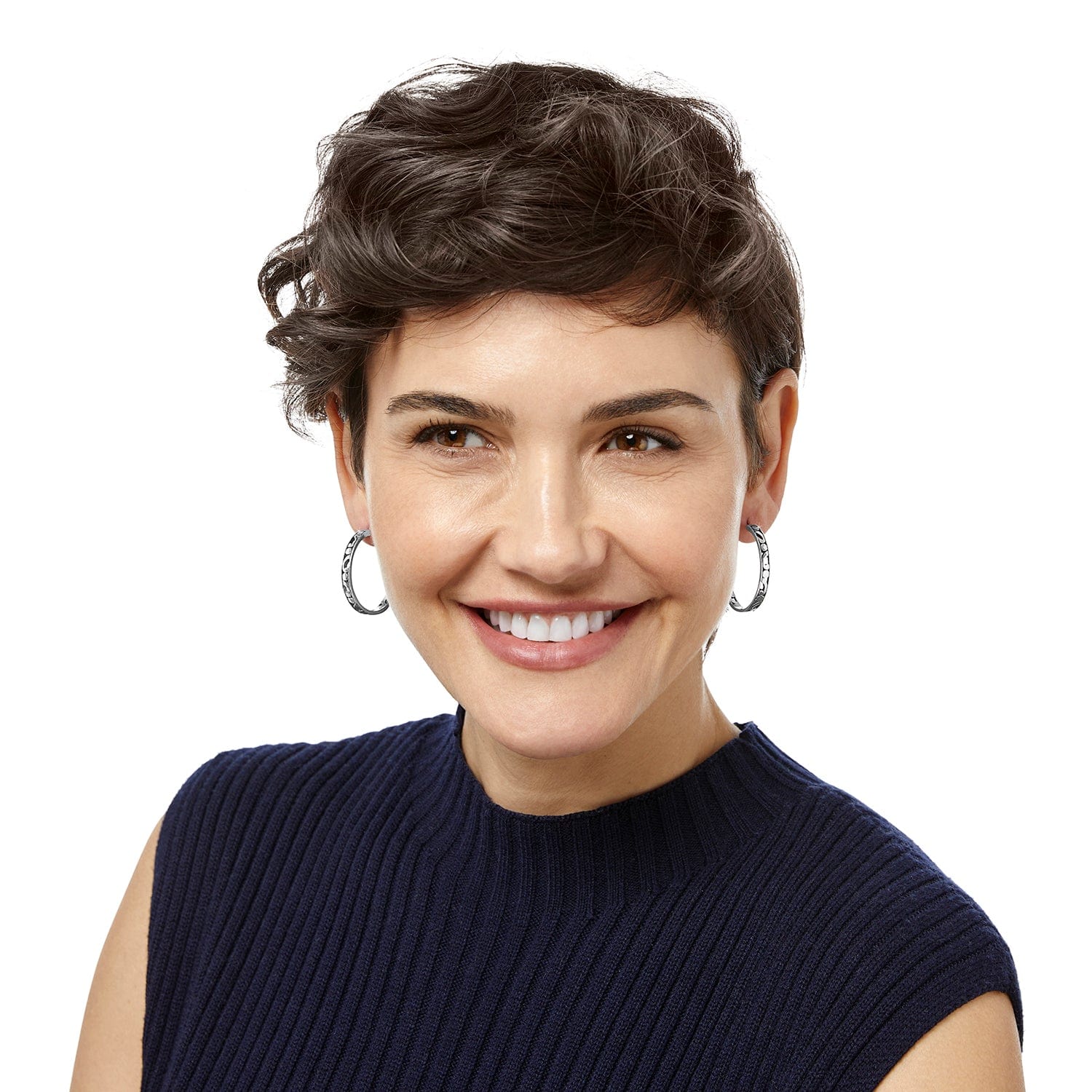 Contempo Medium Hoop Earrings - Image 11