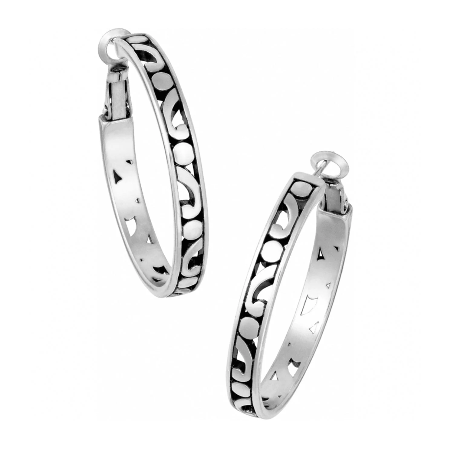 Contempo Medium Hoop Earrings - Image 8