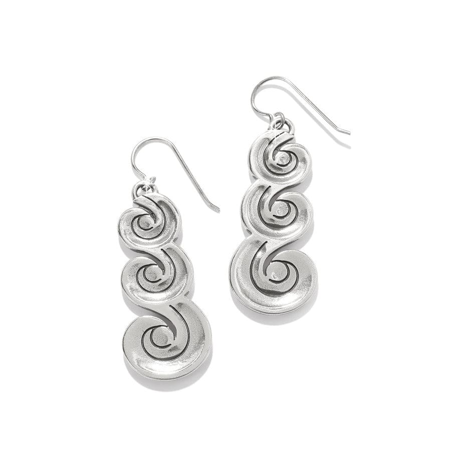 Contempo Moda Swirl French Wire Earrings - Image 2