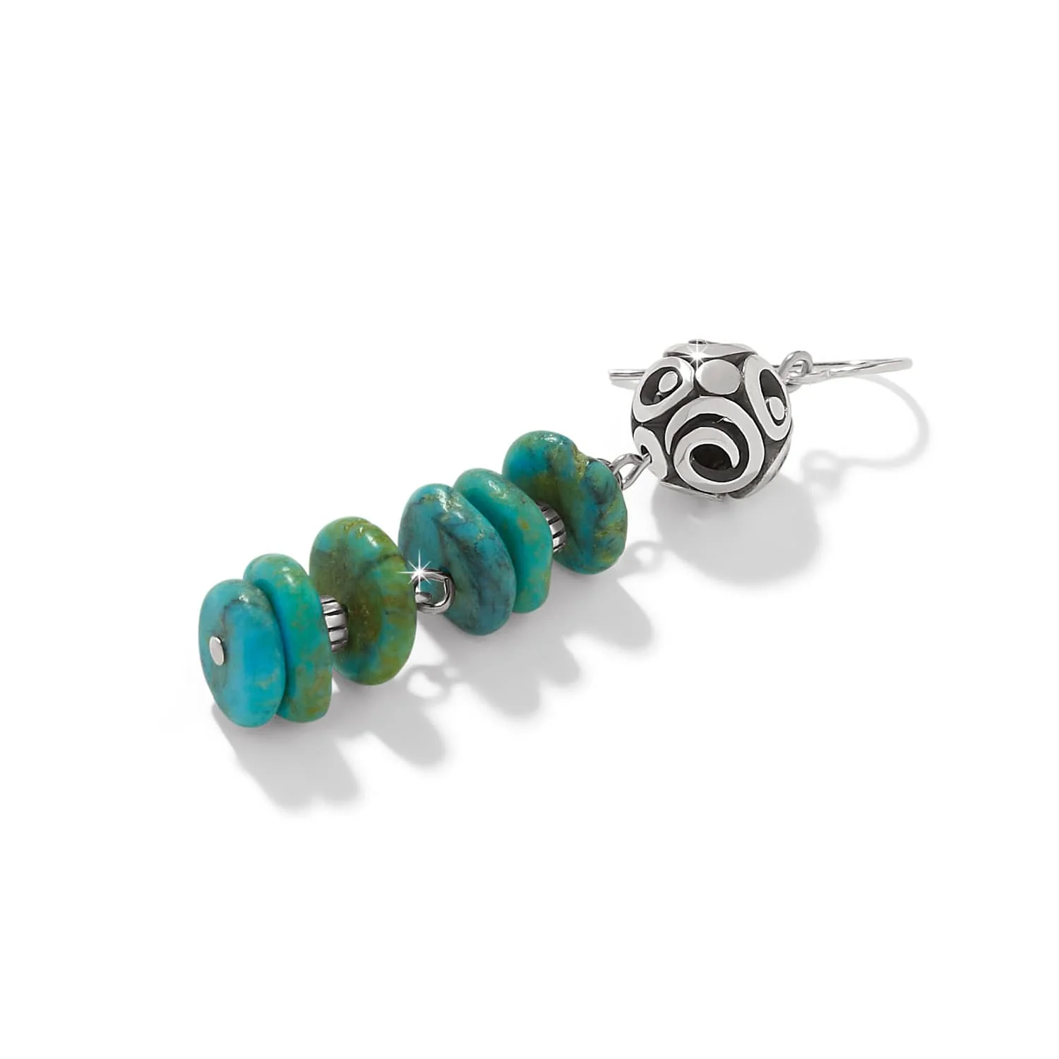 Contempo Sonora Verde Blue French Wire Earrings - Image 2