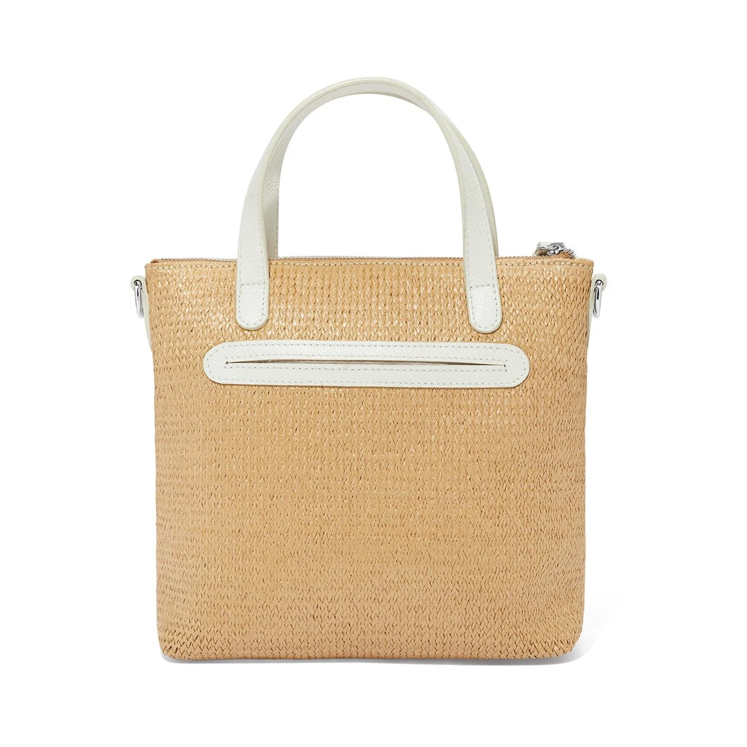 Daisy Dee Embroidery Straw Tote - Image 3