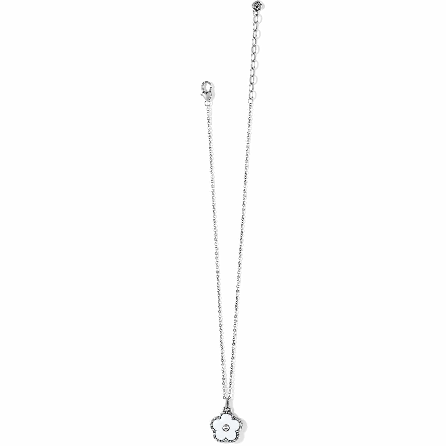 Dazzling Love White Flower Necklace - Image 3