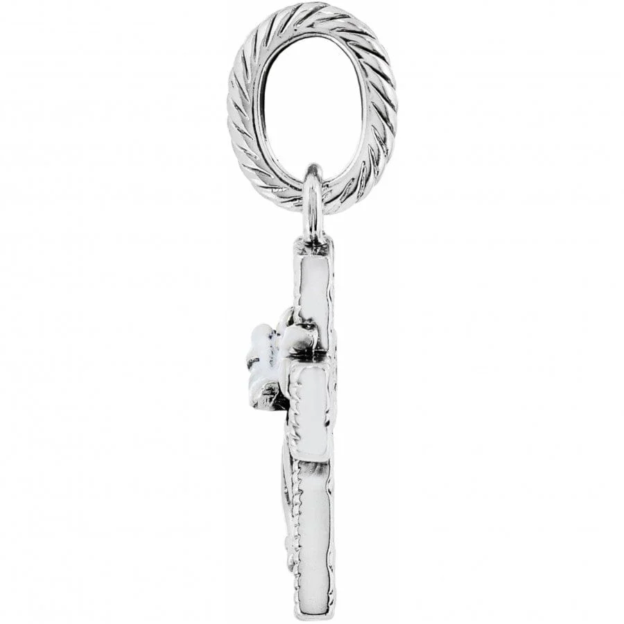 Easter Lily Cross Charm - Image 2