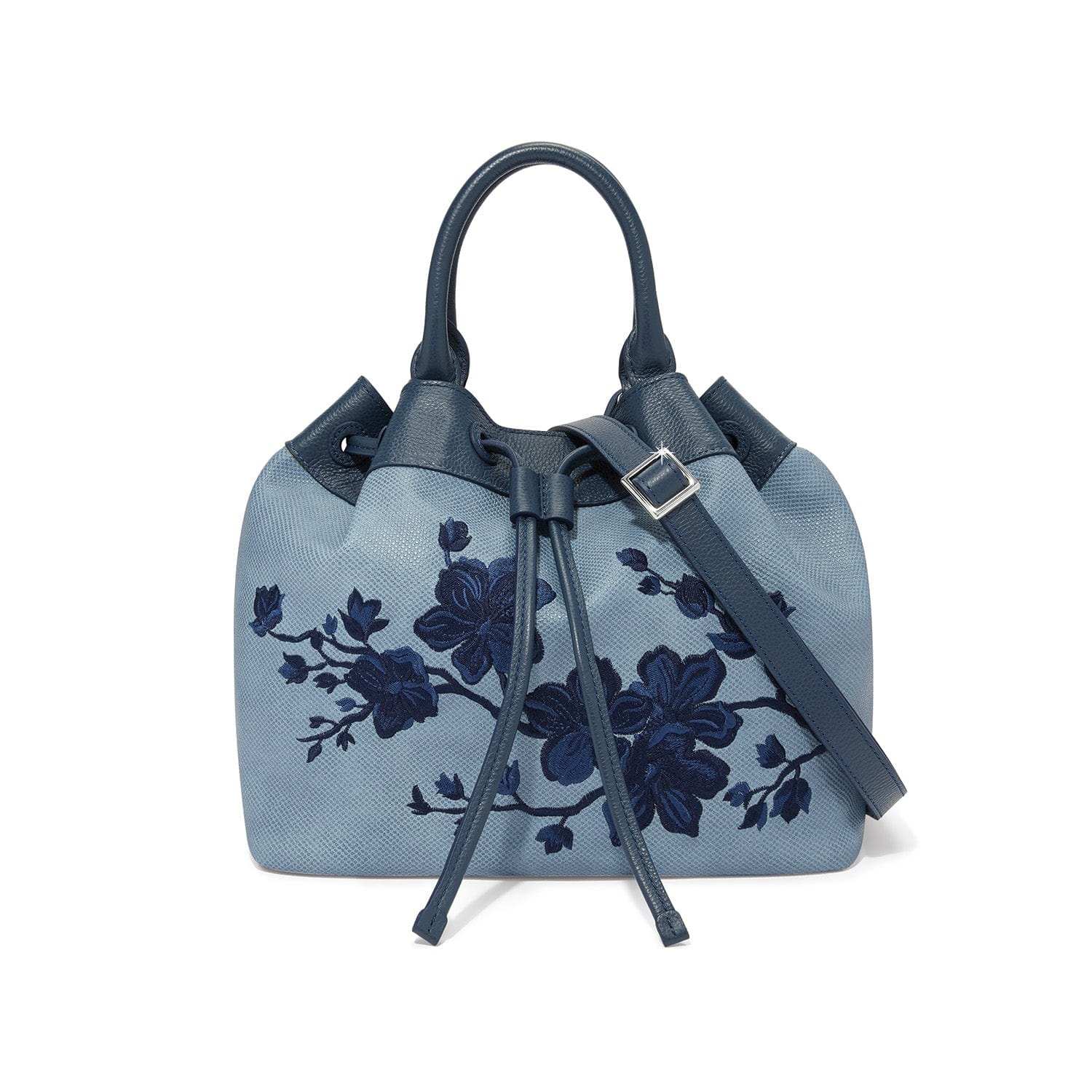 Elise Embroidered Drawstring Bag - Image 5