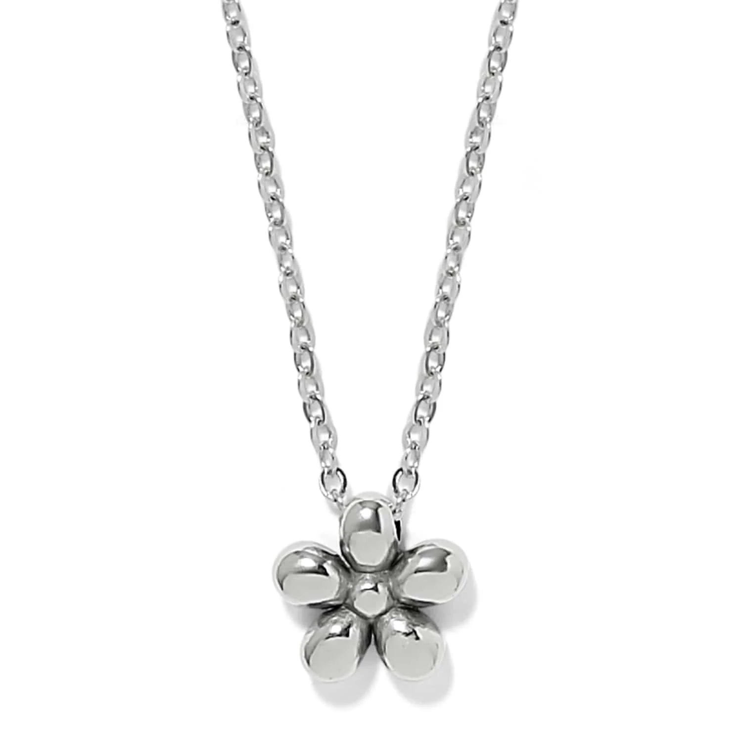 Enchanting Gem Flower Necklace - Image 2