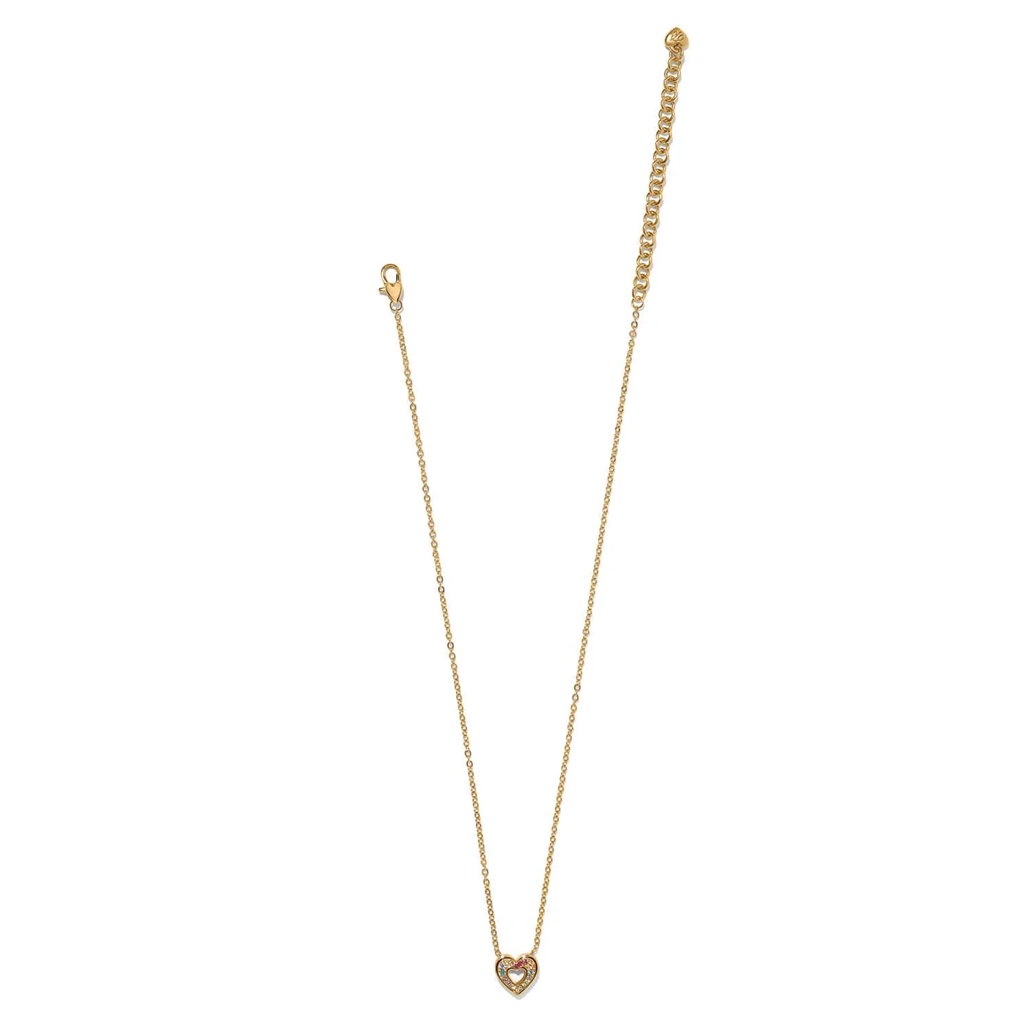 Enchanting Gem Heart Necklace - Image 3