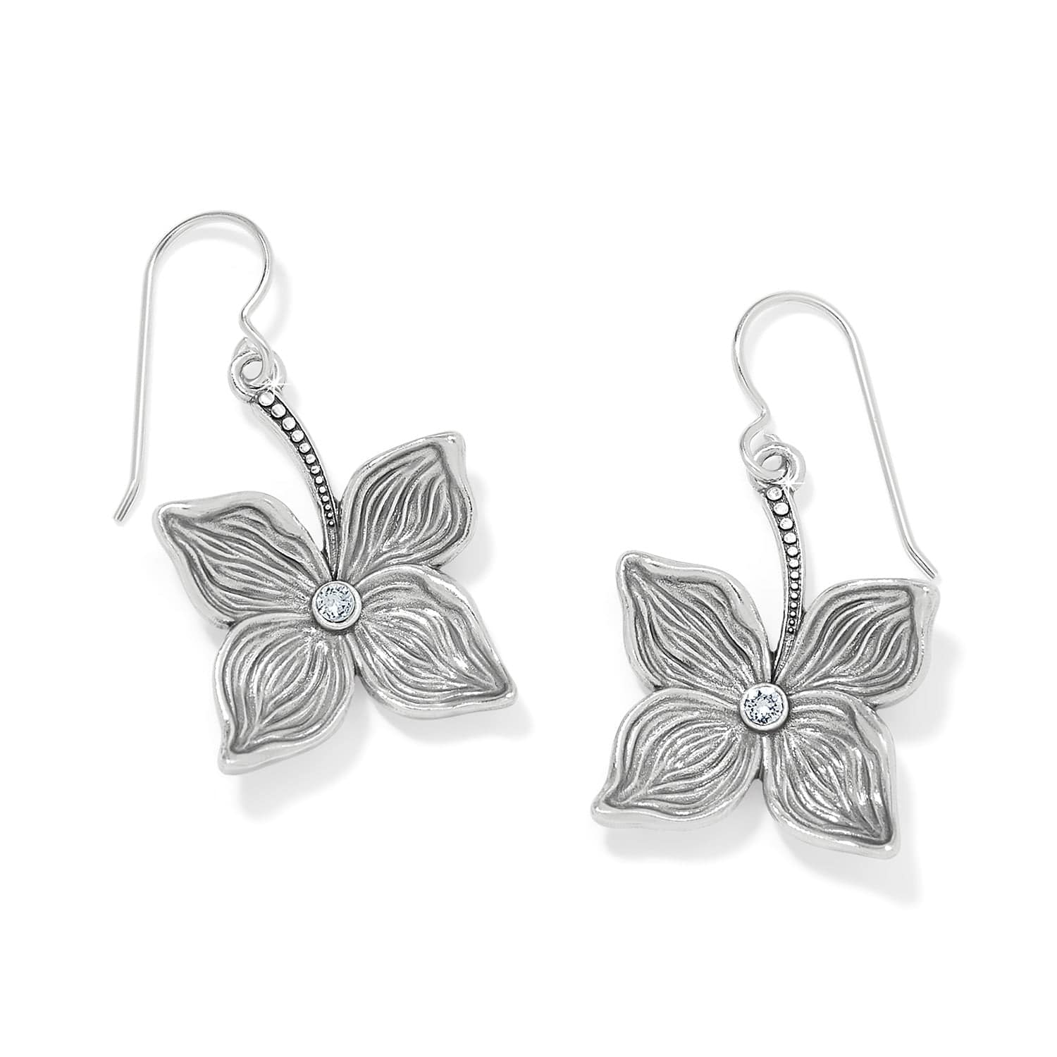 Everbloom Flower French Wire Earrings - Image 3
