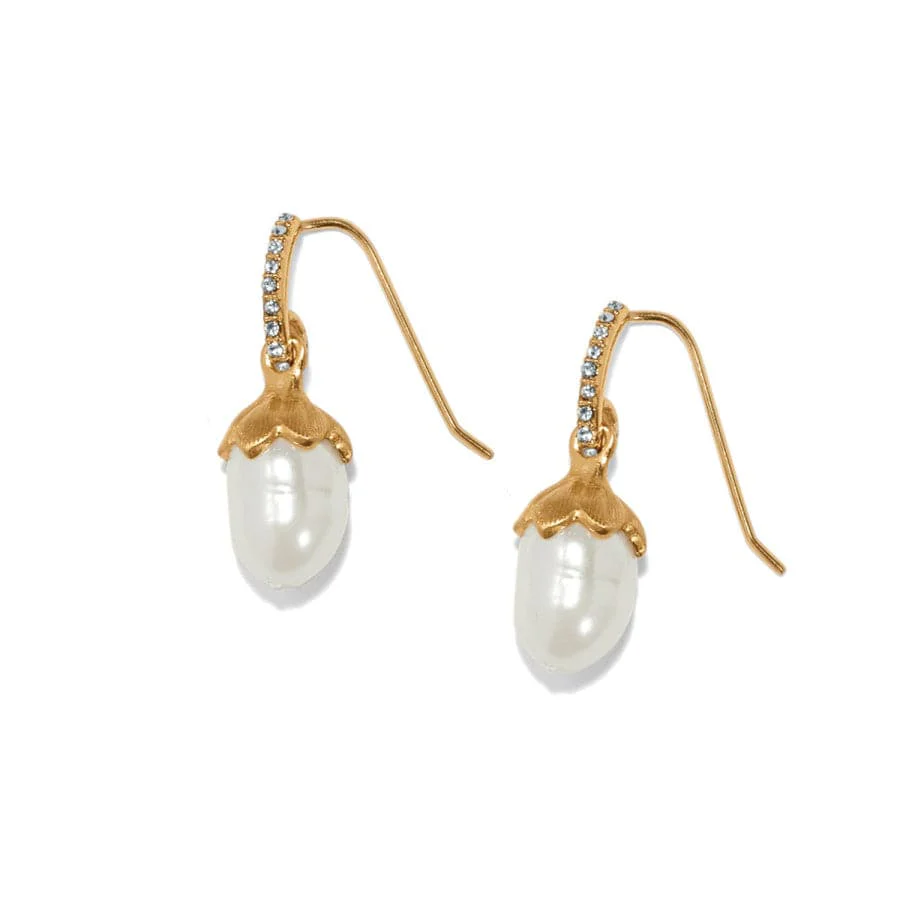 Everbloom Pearl Drop French Wire Earrings - Image 3