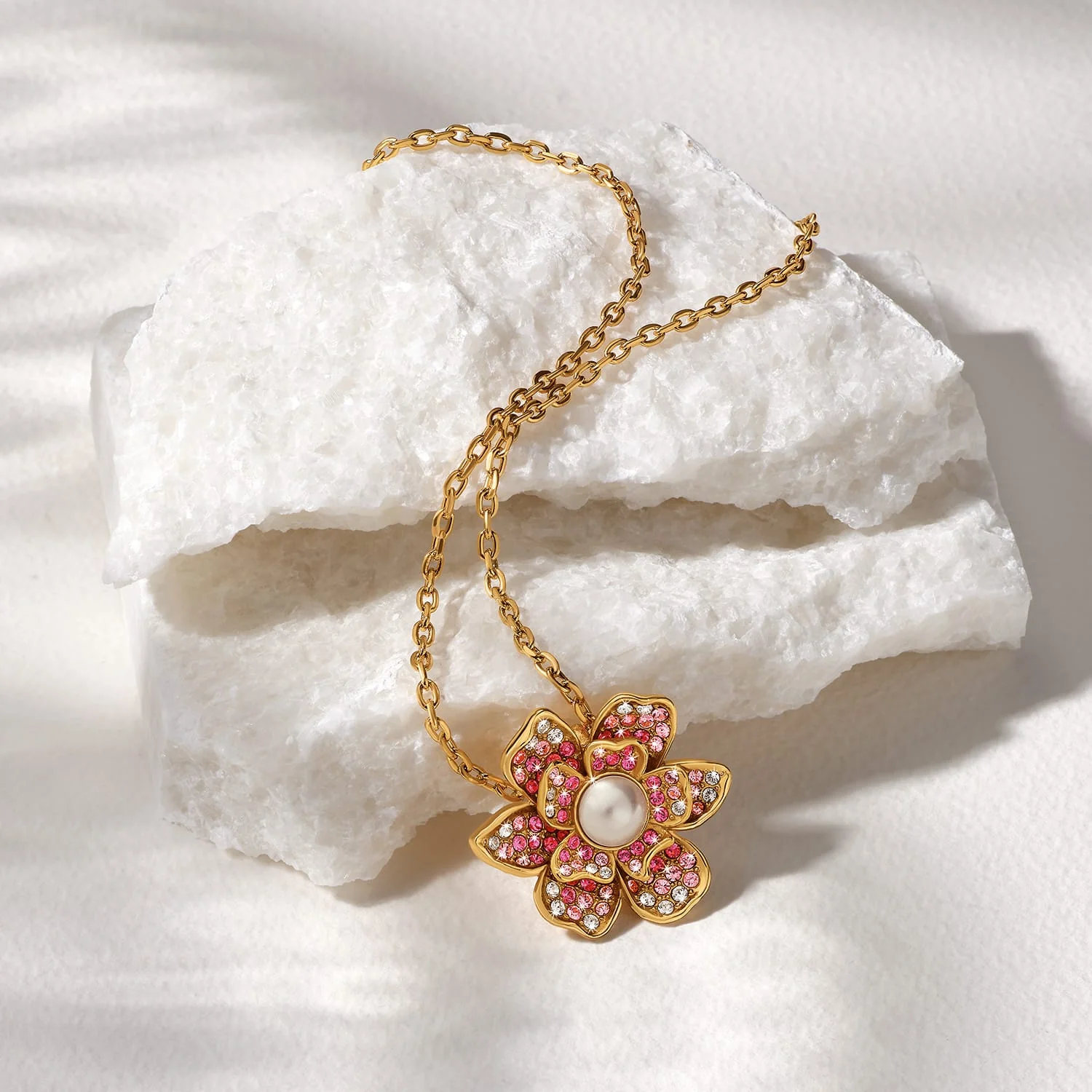 Everbloom Pearl Pink Necklace - Image 5