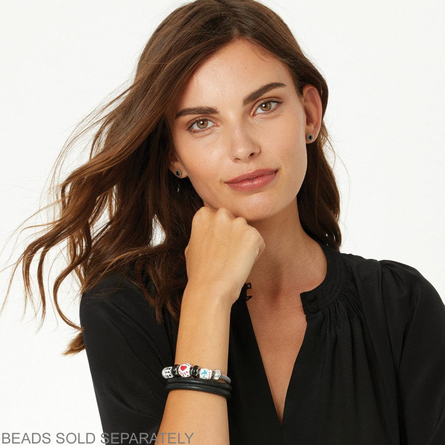 Fashionista Black Hearts Bead - Image 3