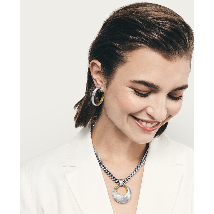 Ferrara Entrata Medium Hoop Earrings - Image 3
