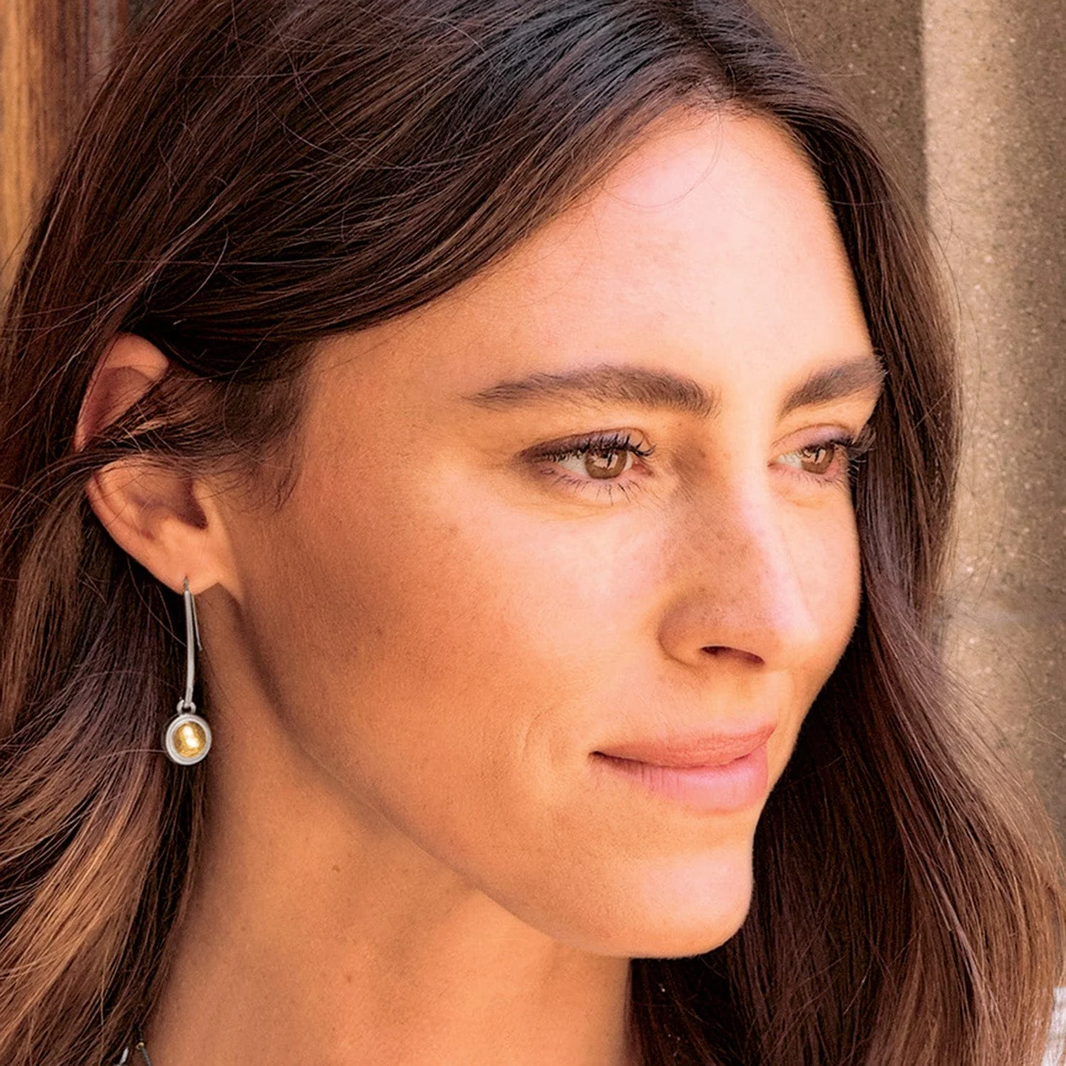 Ferrara Segreta Ball French Wire Earrings - Image 4