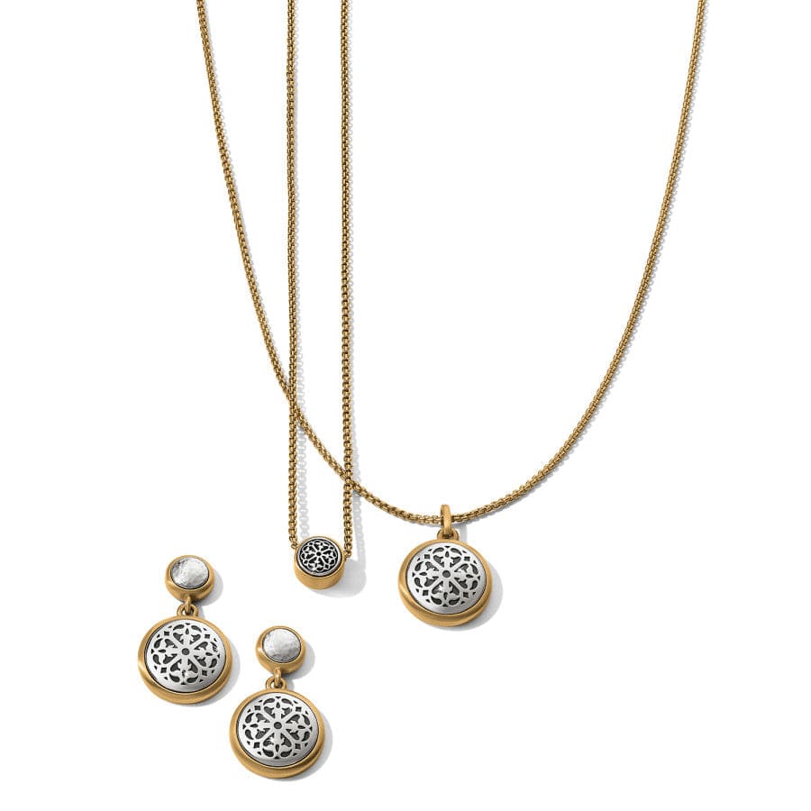 Ferrara Two Tone Luce Short Necklace - Image 3
