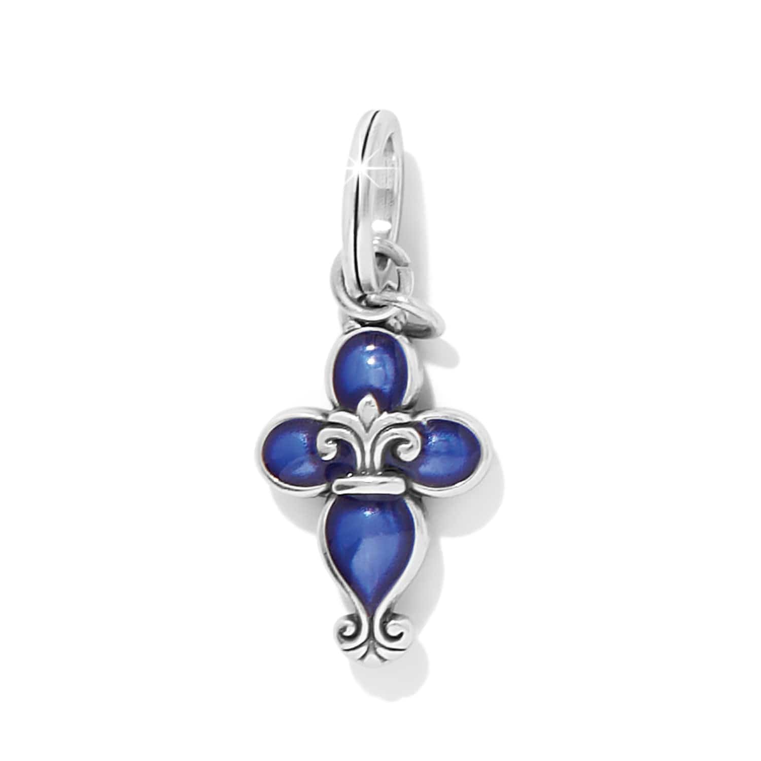 Fleur Di Lis Cross Charm - Image 2