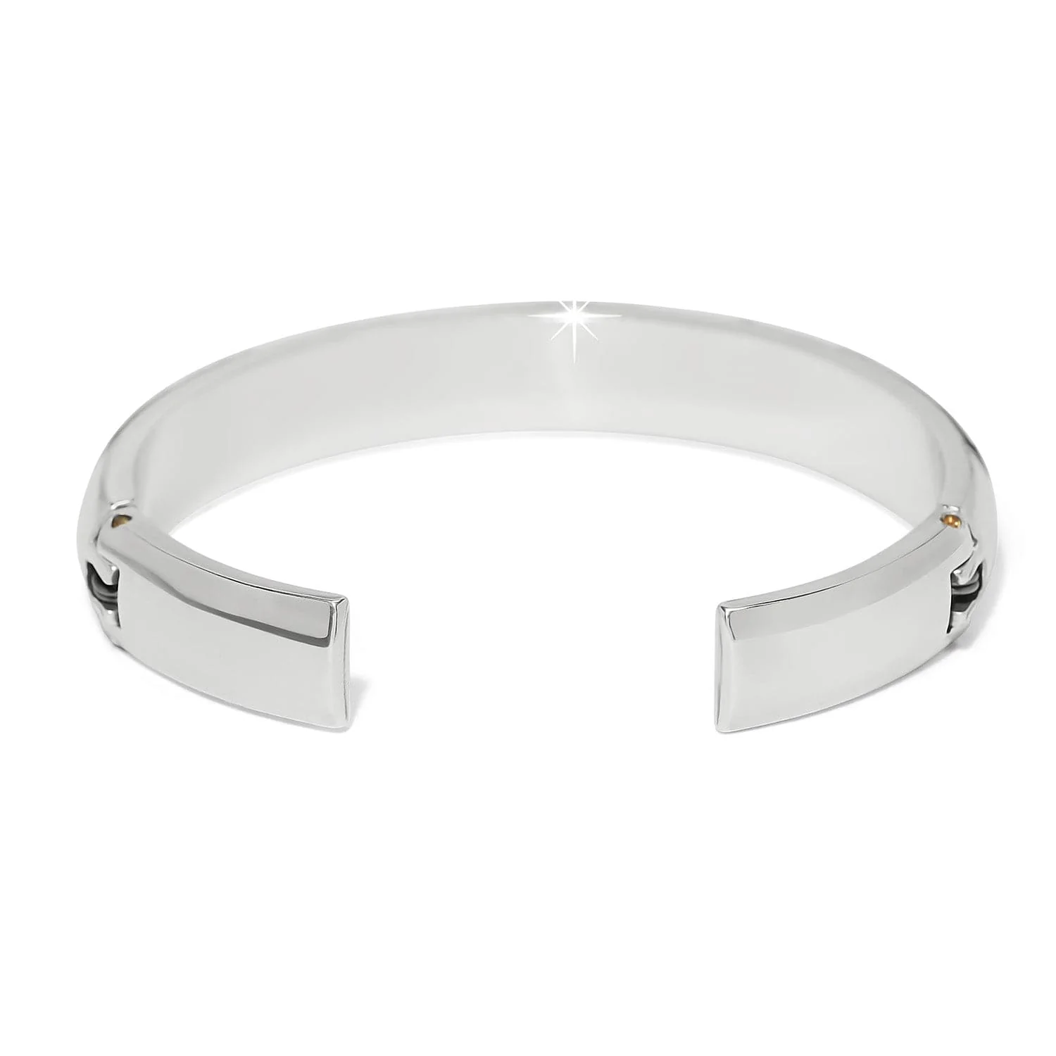Flora Black Double Hinged Bangle Bracelet - Image 2