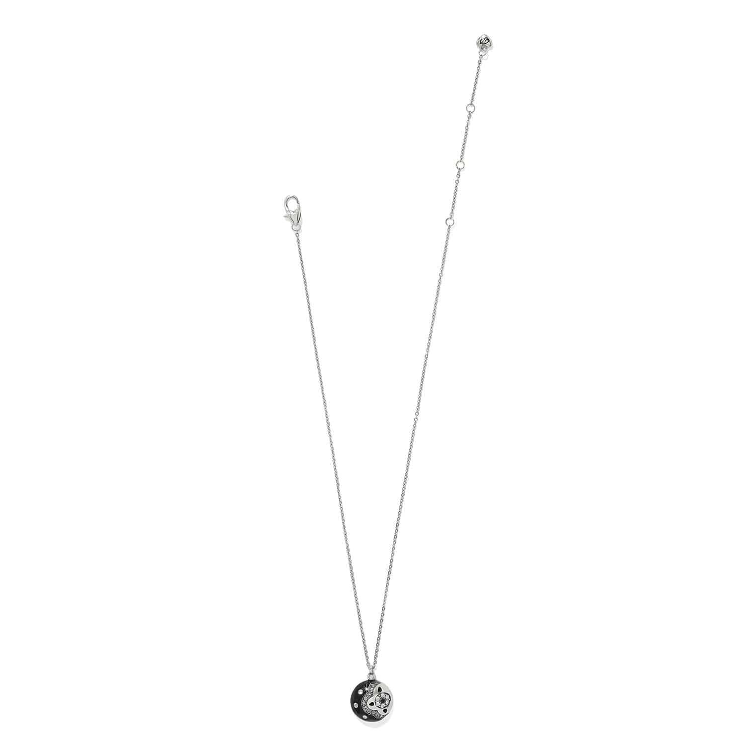 Flora Black Flower Necklace - Image 3