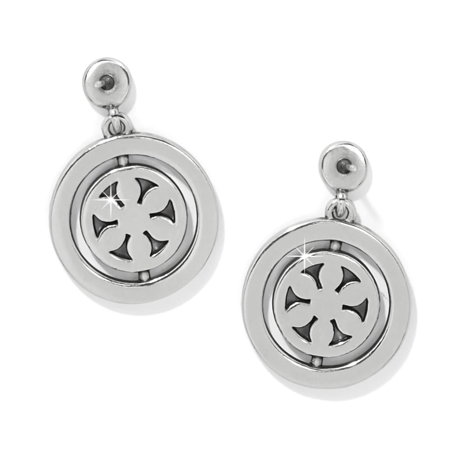 Flora Shine Petite Post Drop Earrings - Image 4