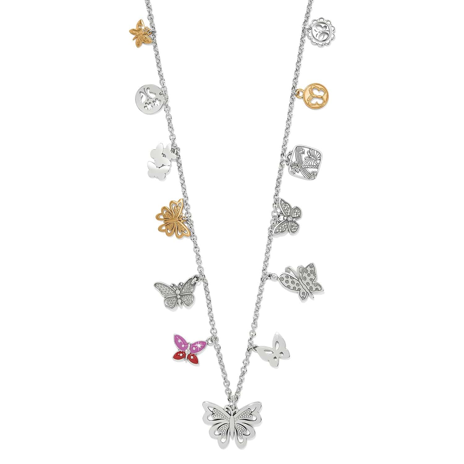 Forever Butterfly Charm Necklace - Image 2