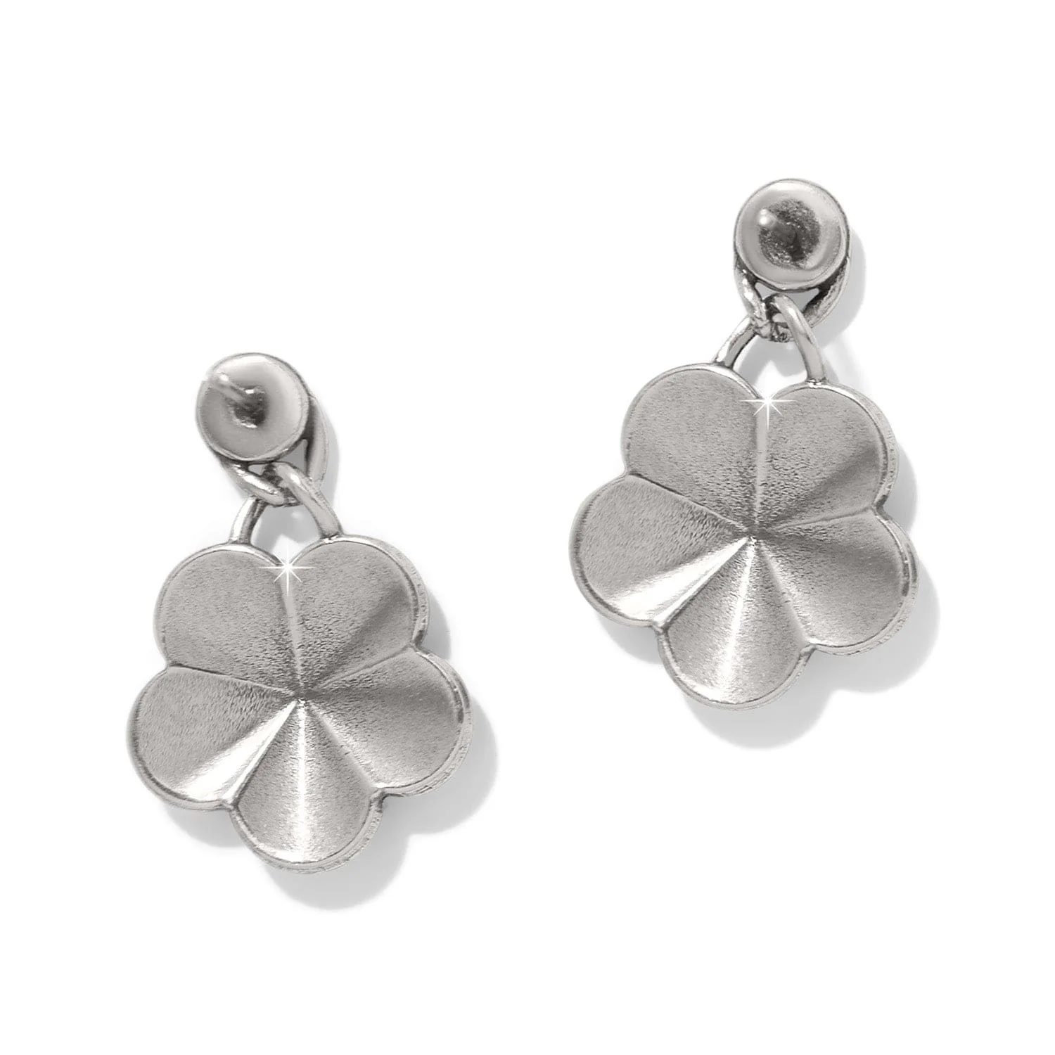 Gaia Flower Post Drop Earrings - Image 2