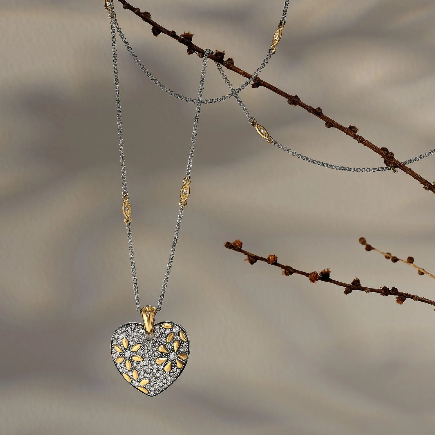 Garden Of Love Heart Convertible Necklace - Image 9