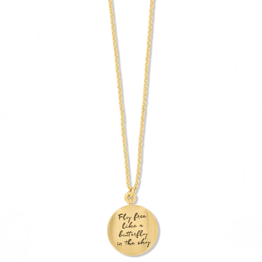 Garden's Splendour Butterfly Necklace - Image 2