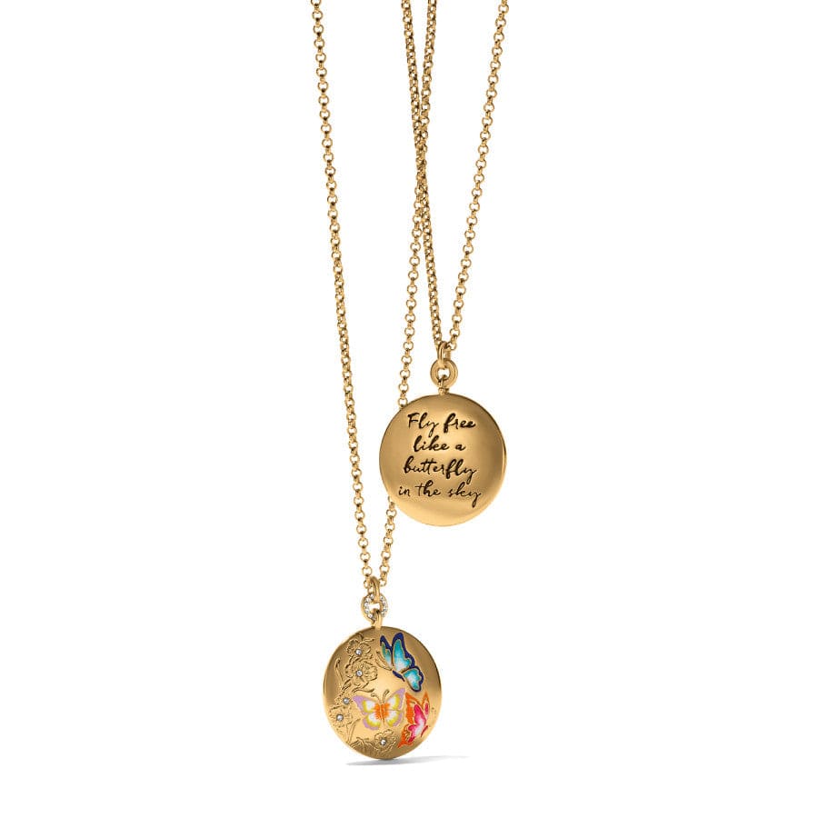 Garden's Splendour Butterfly Necklace - Image 3
