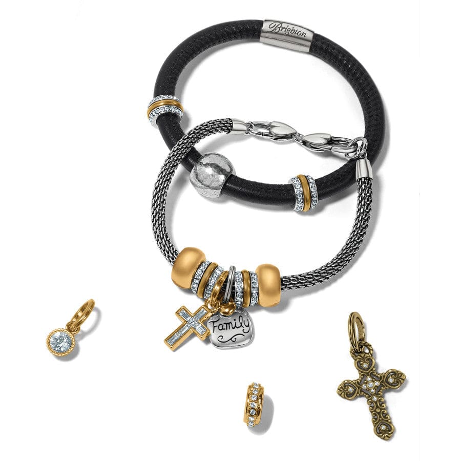 Golden Ray Cross Charm - Image 3