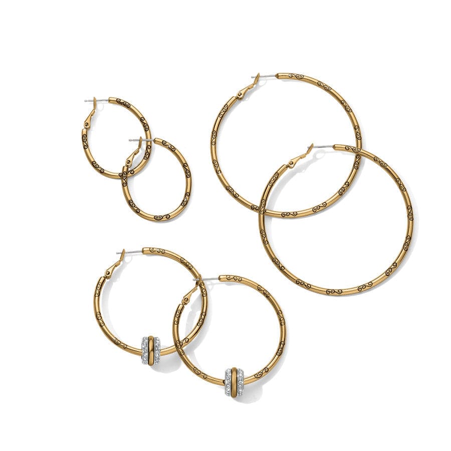 Grande Hoop Charm Earrings - Image 4