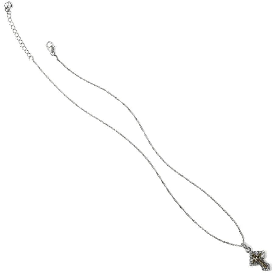 Greek Petite Cross Necklace - Image 3
