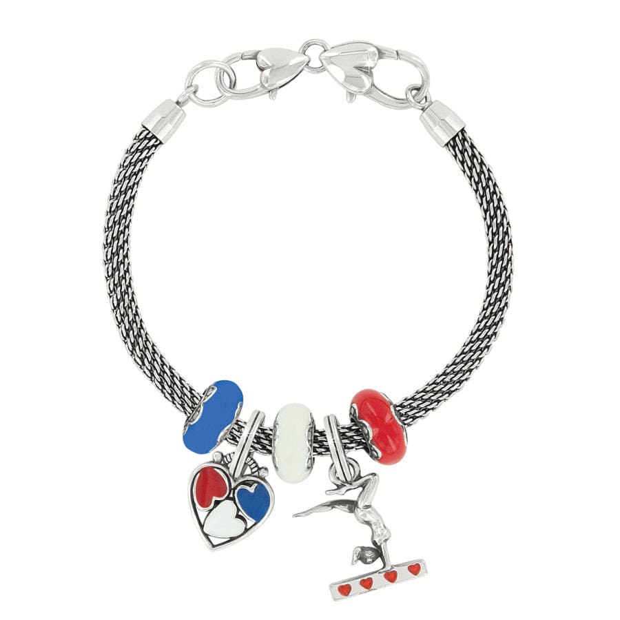 Gymastics Love Charm Bracelet - Image 2